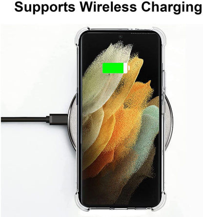 Samsung Galaxy S23 Hoesje - Transparant - Anti-Shock Back Cover