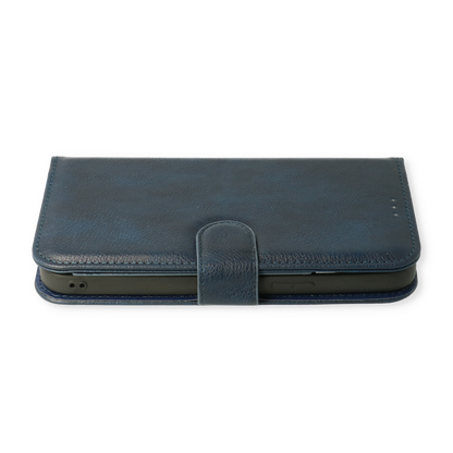 Samsung Galaxy A35 5G Hoesje - Blauw - 2 in 1 Bookcase met 10 Kaart Vakken
