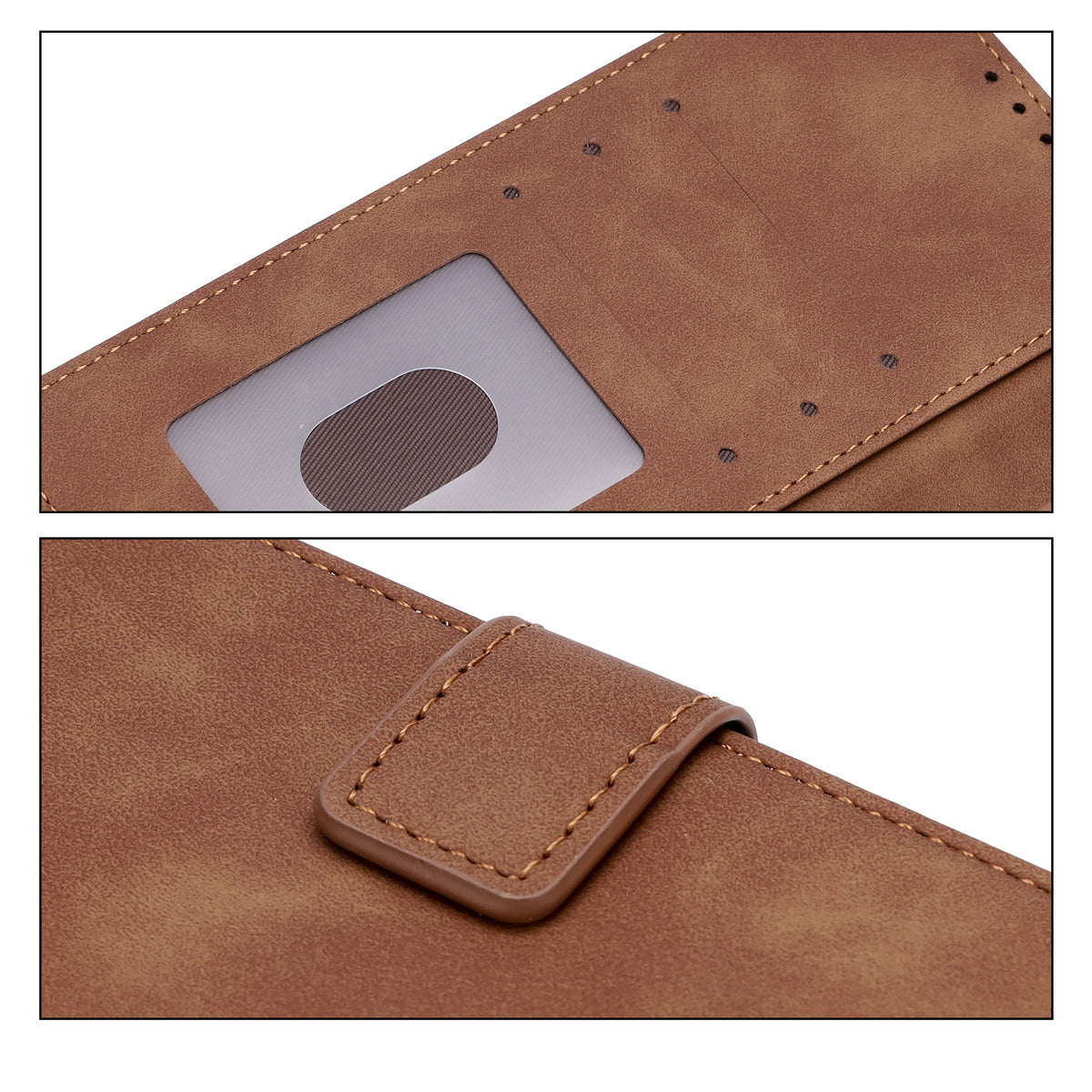Samsung Galaxy A57 Hoesje - Sienna Brown - Portemonnee Bookcase