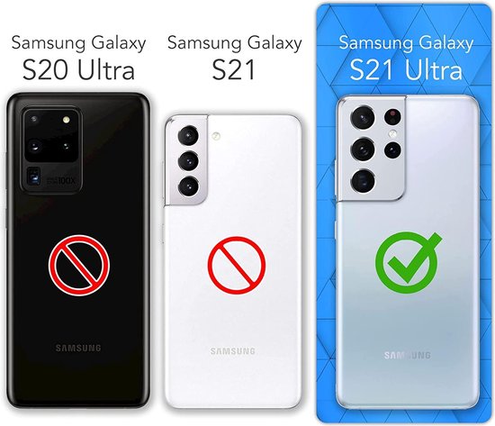 Samsung Galaxy S21 Ultra Hoesje - Zwart - Siliconen Back Cover met Telefoonkoord