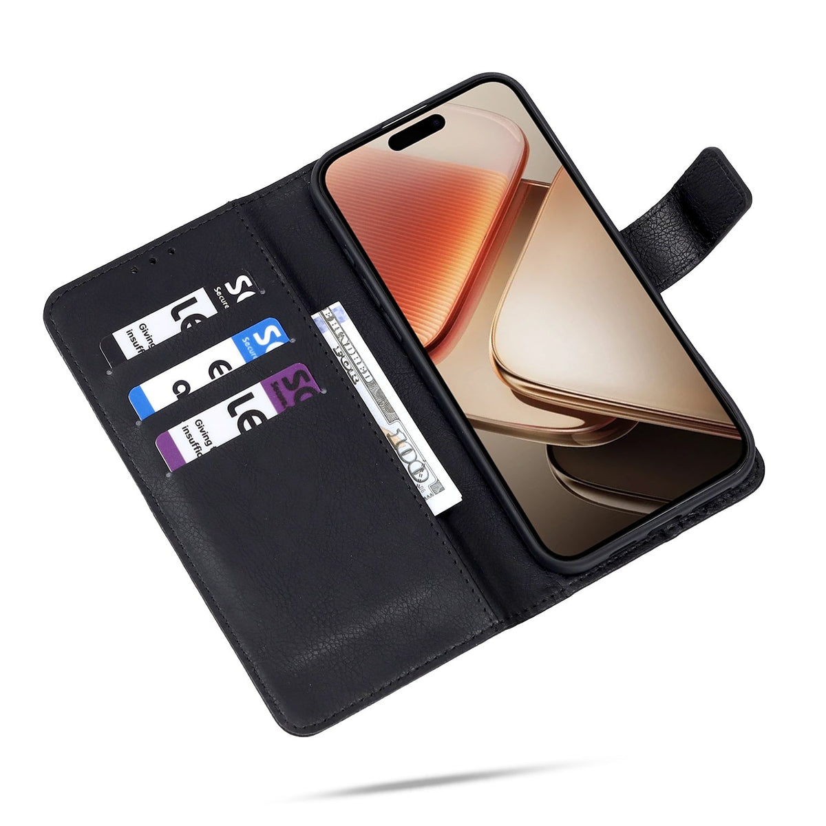 Samsung Galaxy S25 FE Hoesje - Zwart - Bookcase