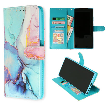 Samsung Galaxy A56 Hoesje - Marmer Nova - Bookcase