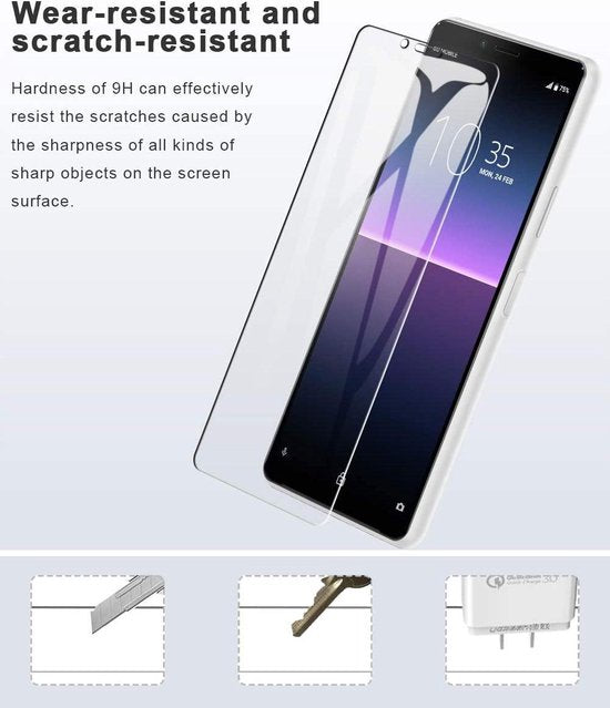 Sony Xperia 10 II Screen Protector - Tempered Glass - 1 Piece