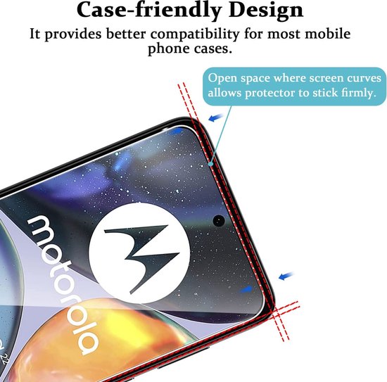 Motorola Moto G22 Screenprotector - Tempered Glass - 2 Stuks