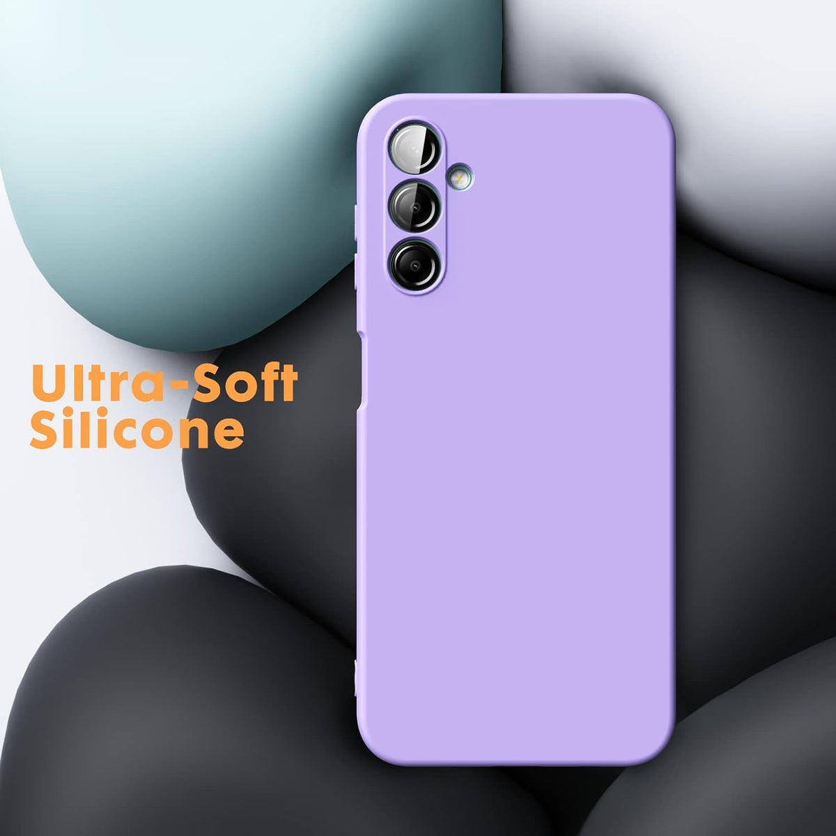 Samsung Galaxy A25 Hoesje - Paars - Liquid Siliconen Back Cover