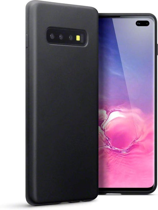 Samsung Galaxy S10+ Hülle - Schwarz - Silikon Backcover