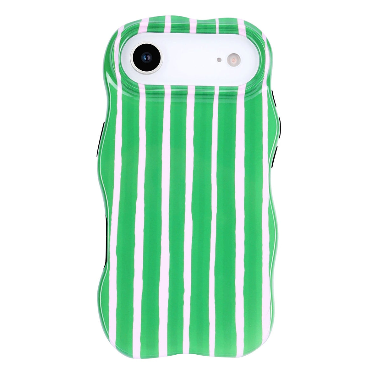Apple iPhone Air Hoesje - Groen - Wave Edge Back Cover