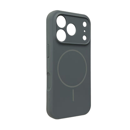 Apple iPhone 18 Pro Hülle - Grau - Weiches Liquid-Silikon MagSafe Backcover