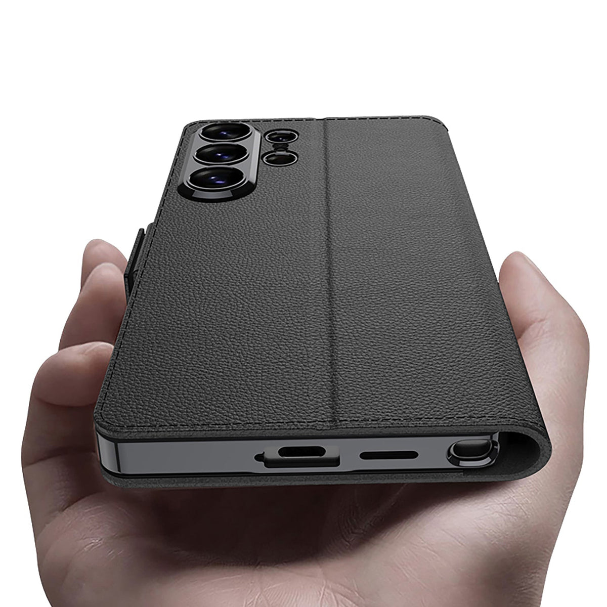 Étui Samsung Galaxy S26 Ultra - Orange - Étui portefeuille fin avec porte-cartes