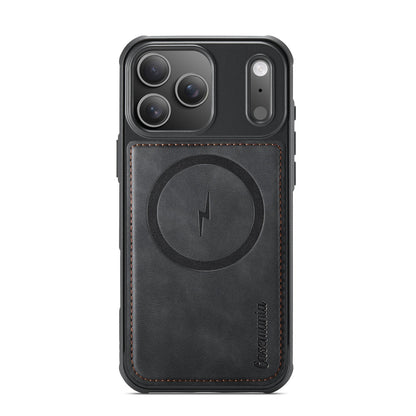 Apple iPhone 18 Pro Hoesje - Charcoal Gray - Luxe 2 in 1 MagSafe Bookcase