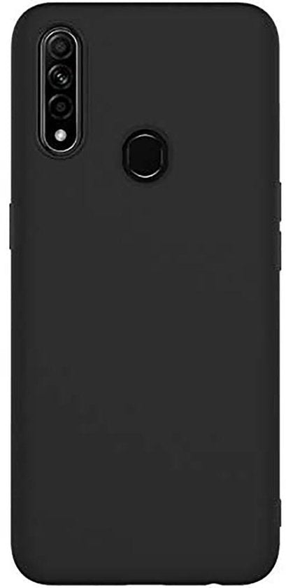 Oppo A31 Hoesje - Zwart - Siliconen Back Cover