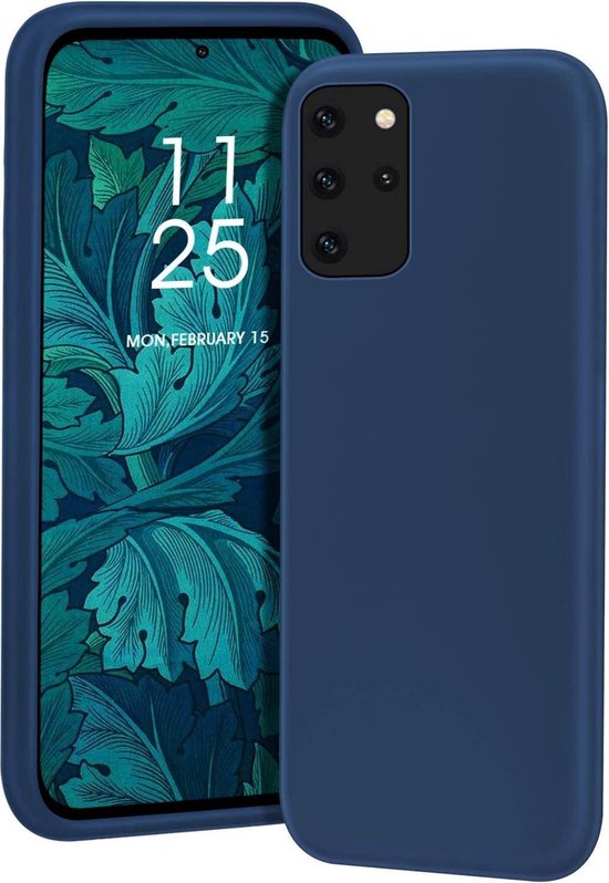 Samsung Galaxy S20 Plus Hoesje - Donker Blauw - Siliconen Back Cover