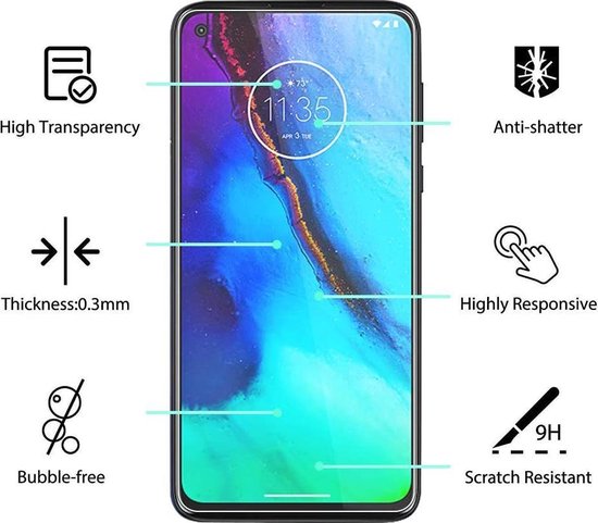 Motorola Moto G PRO Screenprotector - Tempered Glass - 1 Stuk