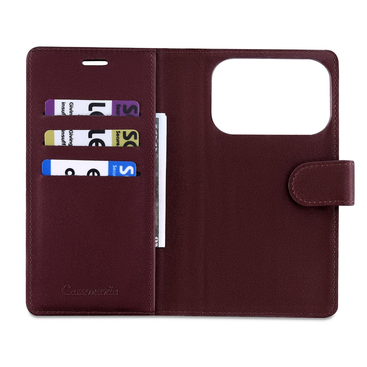 Apple iPhone 17 Pro Max Hoesje - Mauve Taupe - 2 in 1 Velvet Bookcase