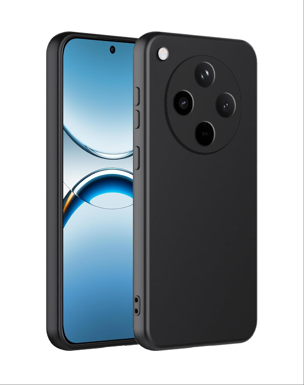 Oppo Find X8 Hoesje - Zwart - Siliconen Back Cover
