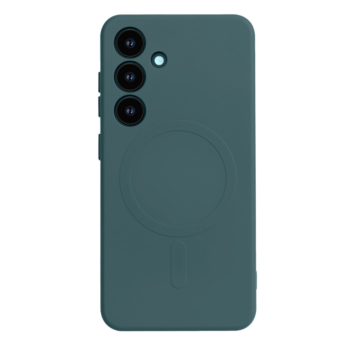 Samsung Galaxy S25 Plus Hoesje - Donker Groen - Liquid Siliconen MagSafe Back Cover