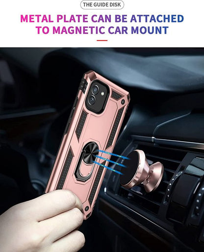 Samsung Galaxy A03 Hoesje - Roségoud - Armor Kickstand Back Cover