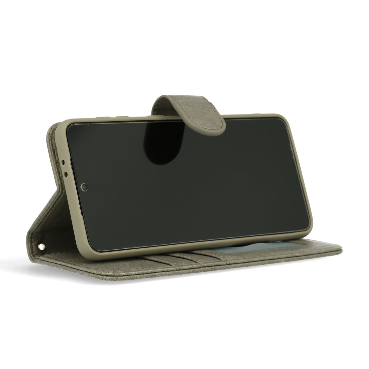 Apple iPhone SE (2020) Hoesje - Grijs - Portemonnee Bookcase
