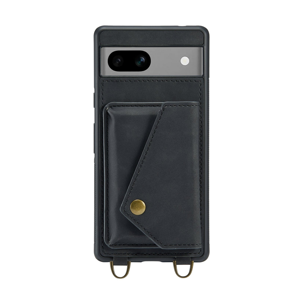 Google Pixel 8 Pro Case - Charcoal Gray - Luxury Back Cover with Phone Strap