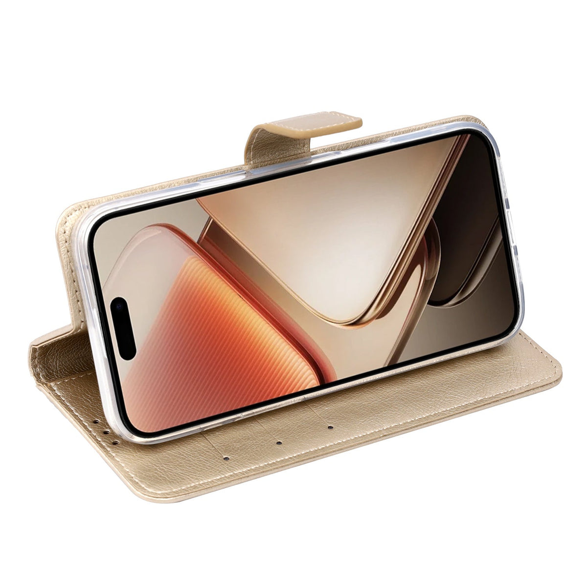 Samsung Galaxy A17 5G Hoesje - Goud - Bookcase