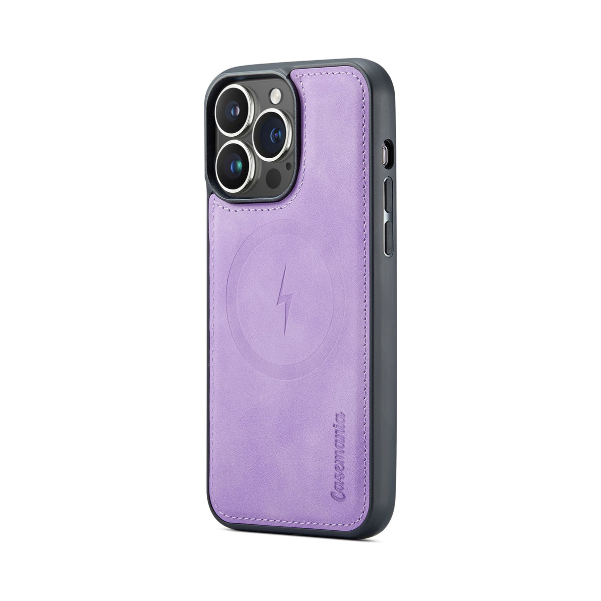 Apple iPhone 15 Pro Max Hoesje - Bright Lila - 2 in 1 MagSafe Bookcase