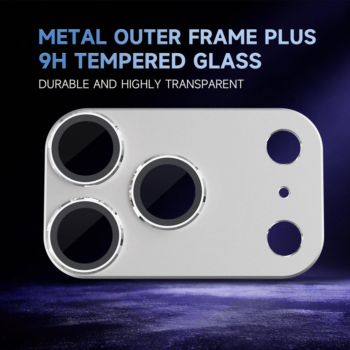Apple iPhone 17 Pro Camera Shield - Zilver - 1 Stuk