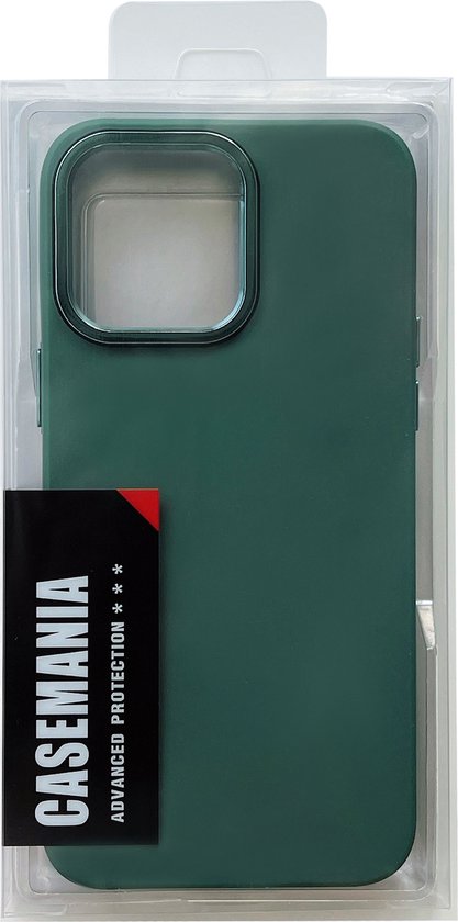 Apple iPhone 14 Pro Hoesje - Groen - Siliconen Back Cover