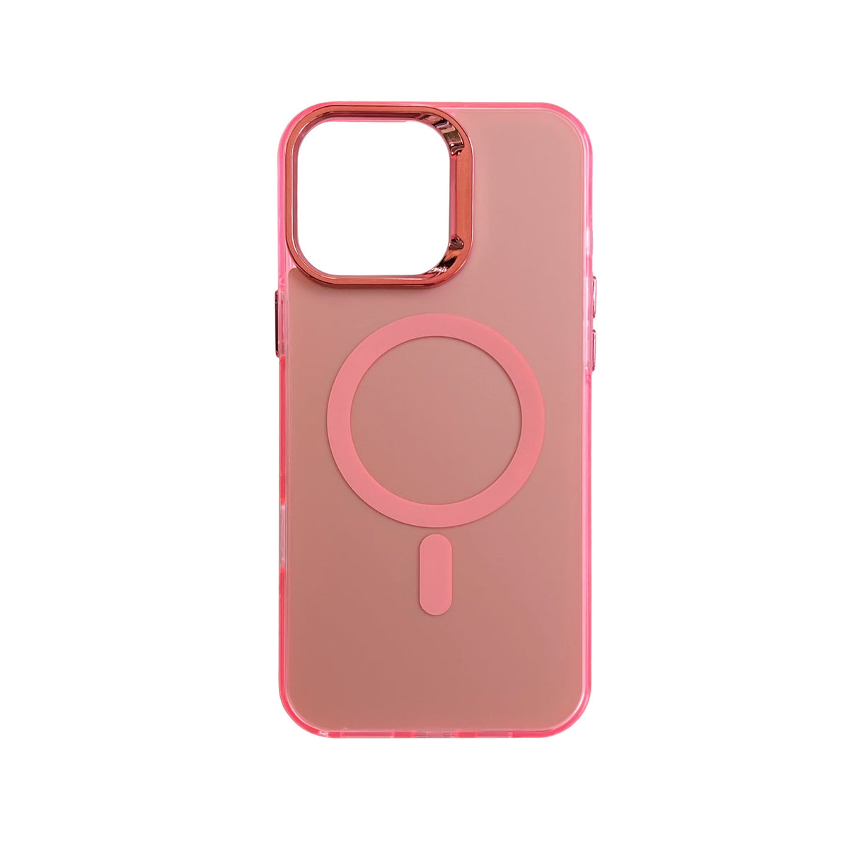 Apple iPhone 15 Pro Max Hoesje - Roze - Fusion Armor MagSafe Back Cover
