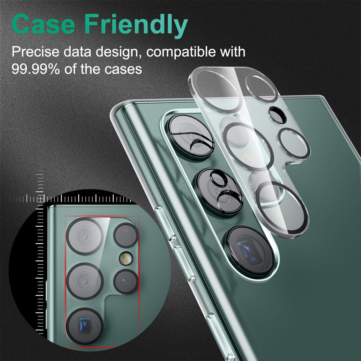 Samsung Galaxy S23 Ultra Camera Shield - 1 Stuk