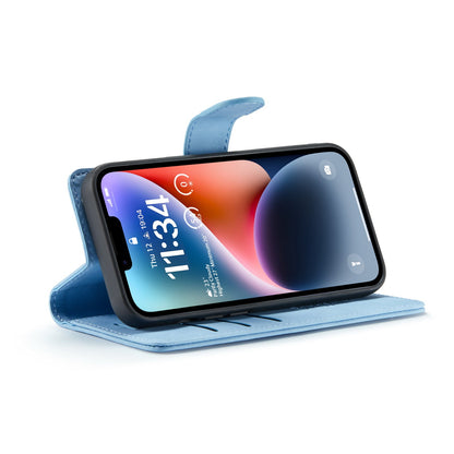 Apple iPhone 15 Plus Hoesje - Sky Blue - 2 in 1 Bookcase
