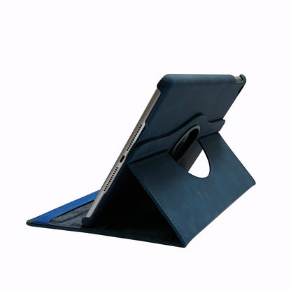 iPad 9.7 inch 2018 Tablethoes - Navy Blue - Draaibare Bookcase
