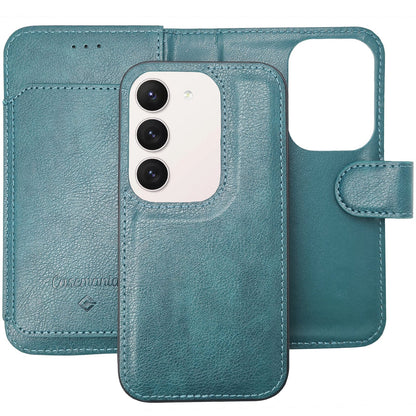 Samsung Galaxy A35 Hoesje - Groen - 2 in 1 Bookcase met 10 Kaart Vakken