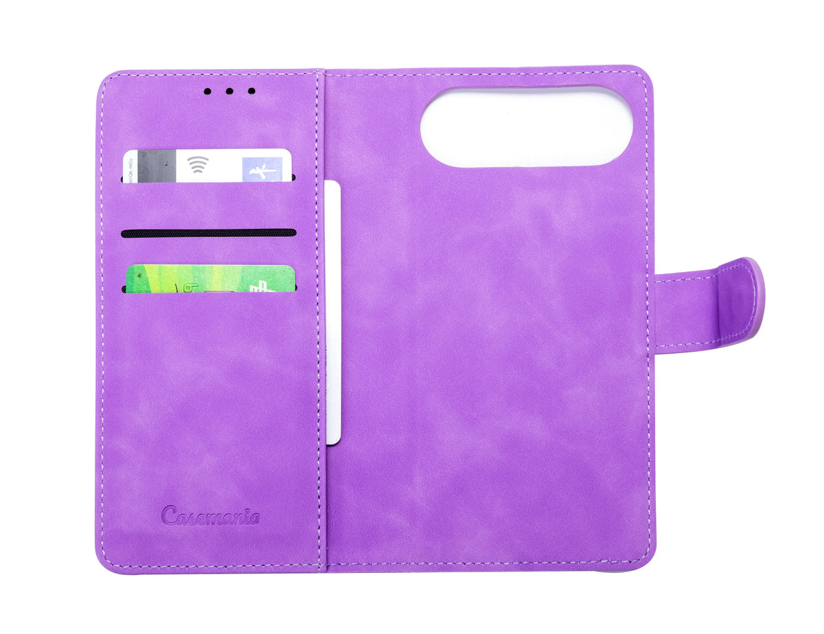 Apple iPhone Air Hoesje - Bright Lila - 2 in 1 MagSafe Bookcase