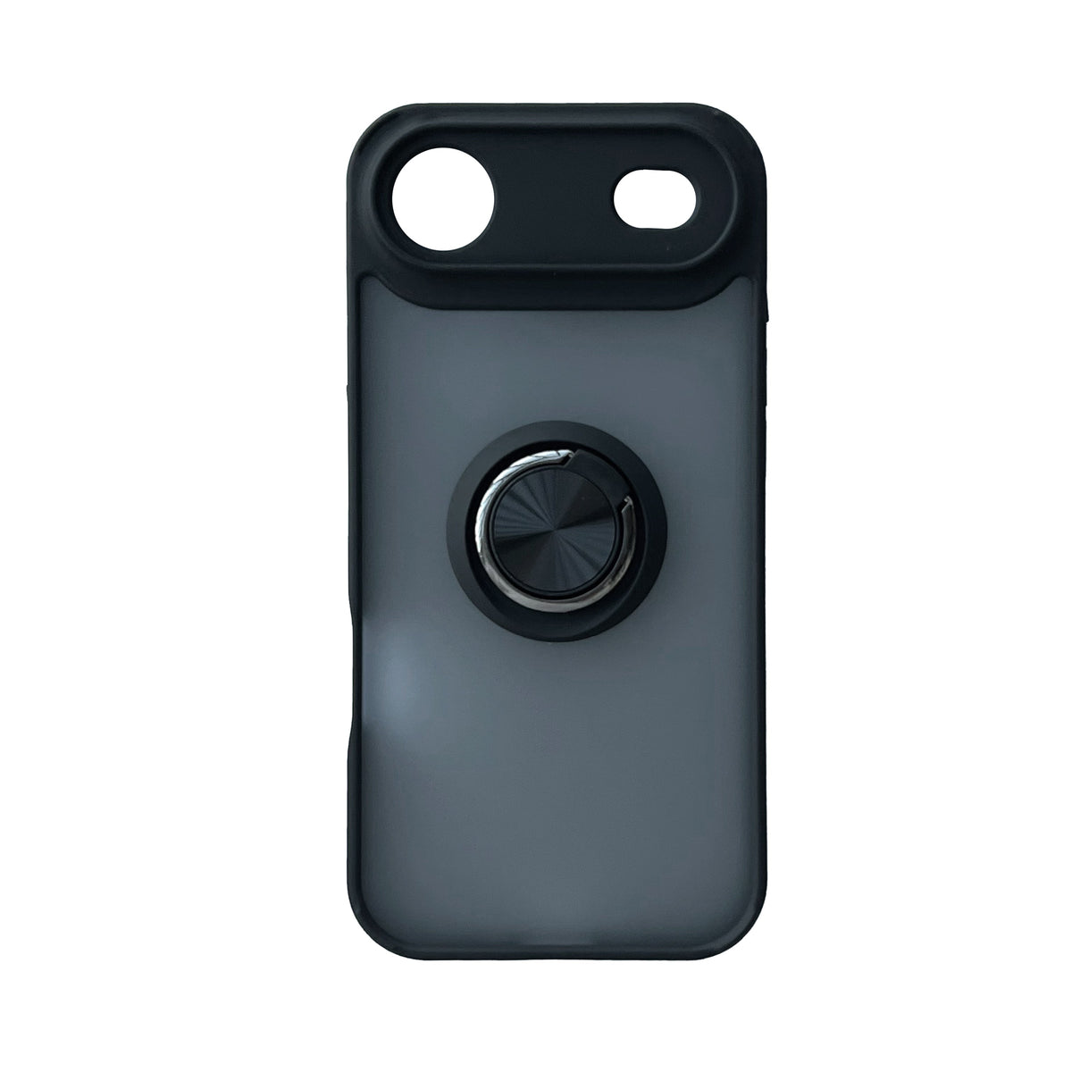 Apple iPhone Air Hoesje - Zwart - Ring Kickstand MagSafe Back Cover