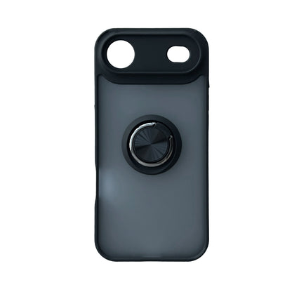 Apple iPhone Air Hoesje - Zwart - Ring Kickstand MagSafe Back Cover