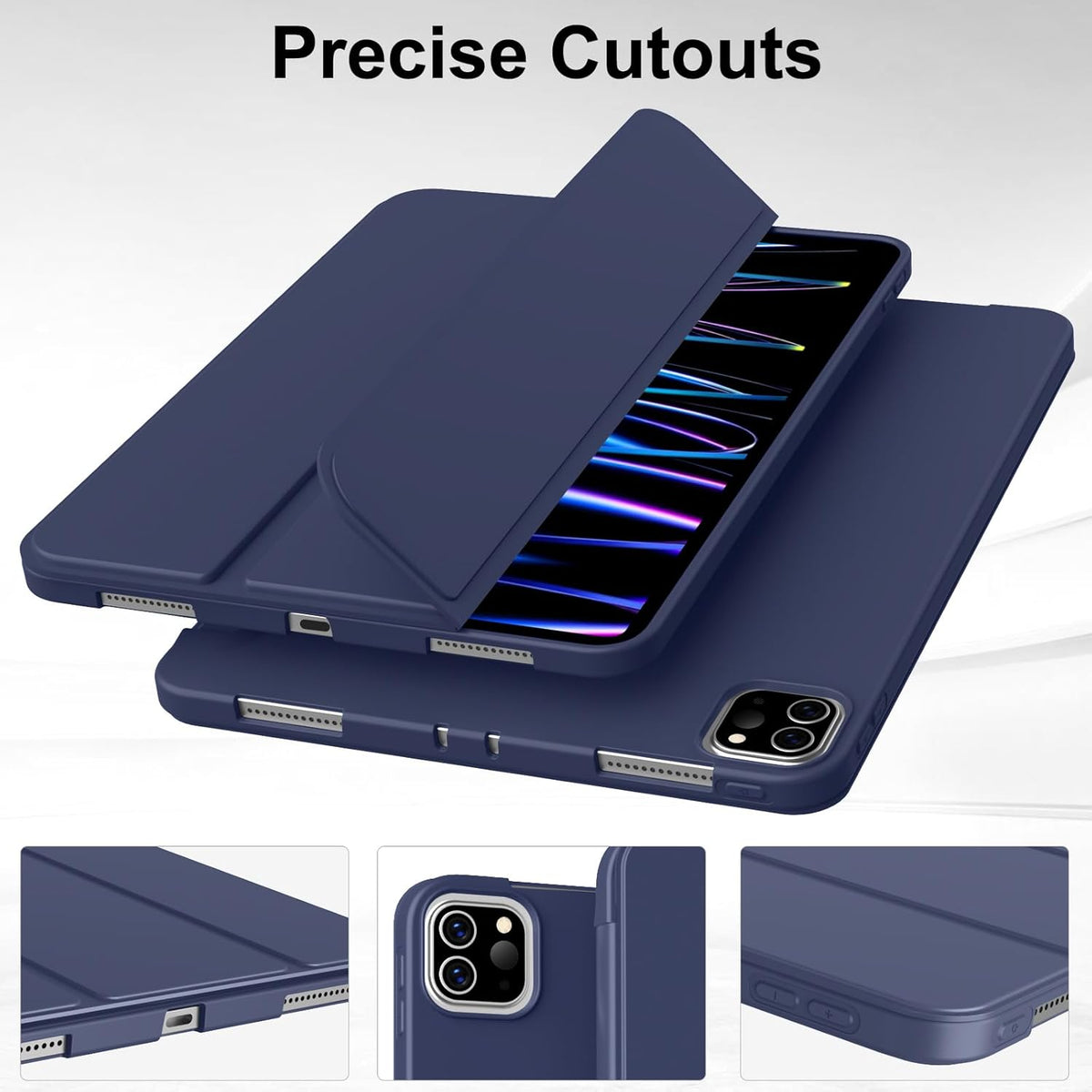 Apple iPad Air 13 (2024) Tablethoes - Blauw - Smart Cover