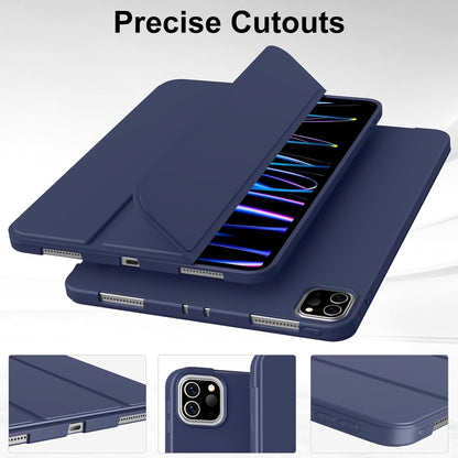 Apple iPad Air 13 (2024) Tablethoes - Blauw - Smart Cover