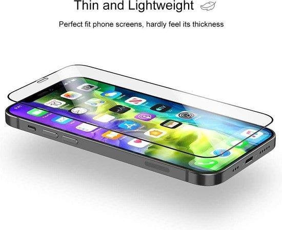 Apple iPhone 12 Screenprotector - Full Cover met Camerabescherming - 2 Stuks