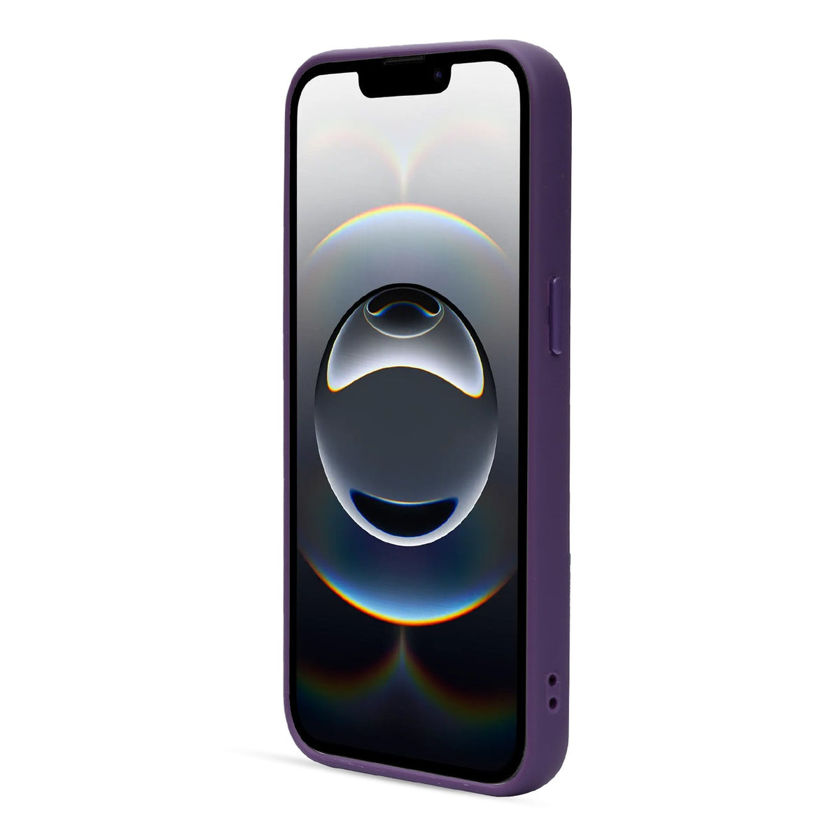 Apple iPhone 16e Hoesje - Paars met Pols Bandje - Matte Armor MagSafe Back Cover met Telefoonkoord