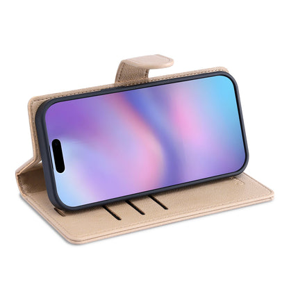 Apple iPhone 17 Pro Hoesje - Soft Beige - 2 in 1 MagSafe Bookcase