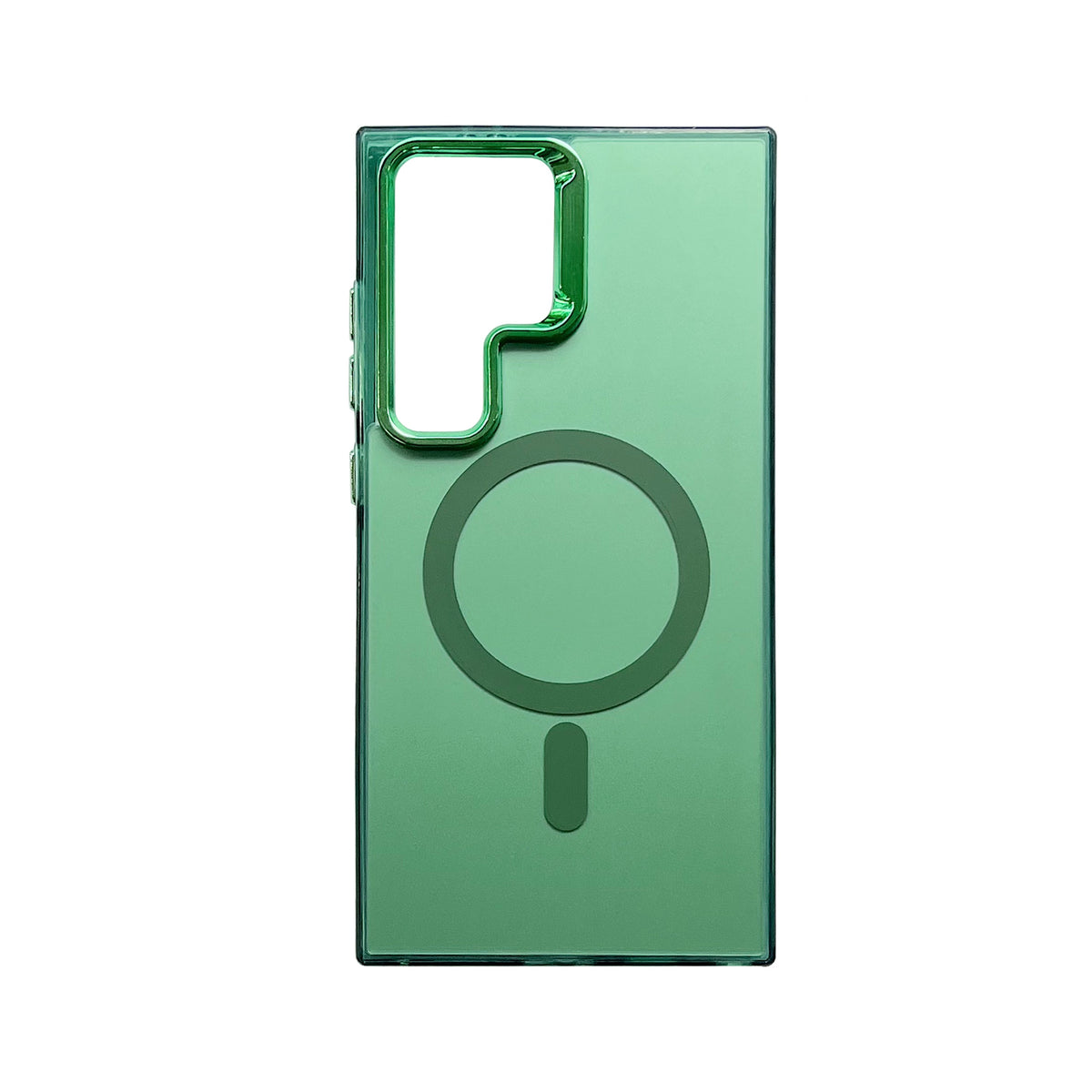Samsung Galaxy S23 Ultra Case - Green - Fusion Armor MagSafe Back Cover