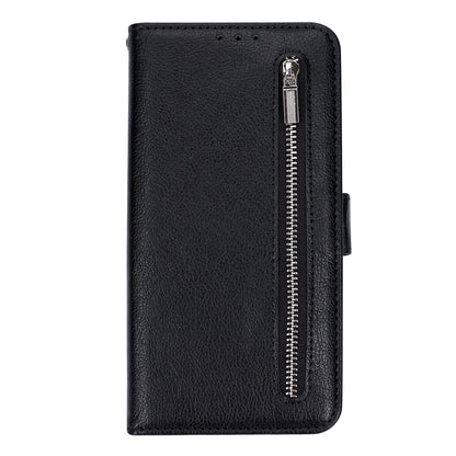 Samsung Galaxy A27 Hoesje - Zwart - Luxe Bookcase met Rits