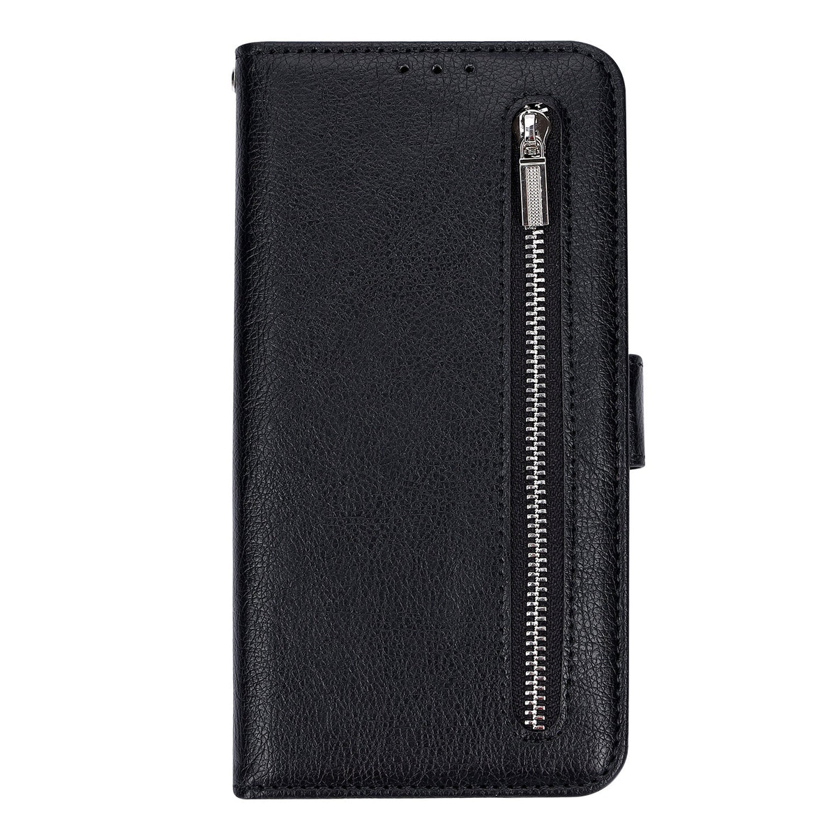 Apple iPhone Xs Max Hoesje - Zwart - Luxe Bookcase met Rits
