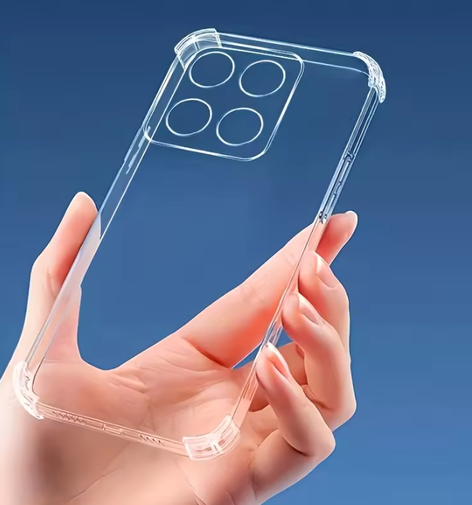 Motorola Moto G77 Case - Clear - Shockproof Hybrid Back Cover
