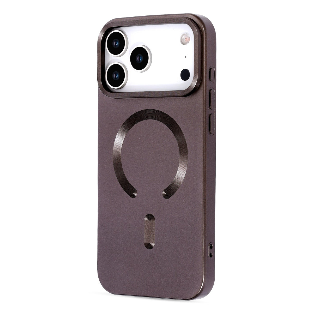 Apple iPhone 17 Pro Max Hoesje - Mauve - Matte Siliconen MagSafe Back Cover
