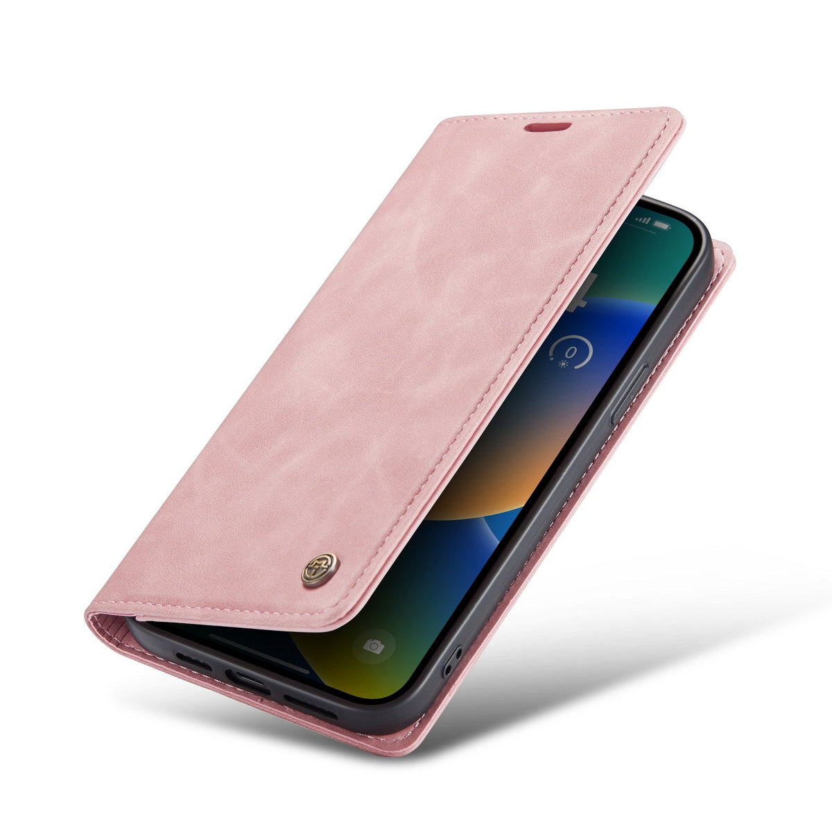 iPhone 16e Hoesje - Pale Pink - Dunne Bookcase