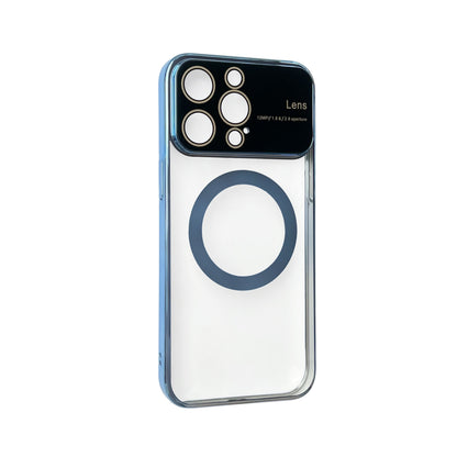 Apple iPhone 15 Hülle - Blau - Silikon MagSafe Backcover mit Kameraschutz