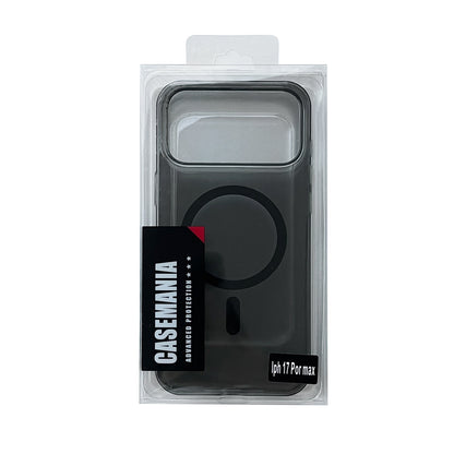 Apple iPhone 17 Pro Max Hoesje - Zwart - Minimalistic MagSafe Back Cover