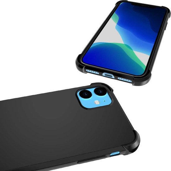 Apple iPhone 11 Hülle - Schwarz - Hybrid Stoßfest Backcover