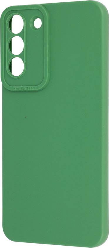 Samsung Galaxy S22 Plus Hoesje - Groen - Siliconen Camera Bescherming Back Cover